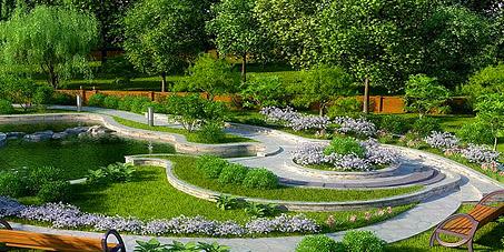 Ландшафтный дизайн: вертикальное озеленение и зоны в саду, повышающие его функциональность